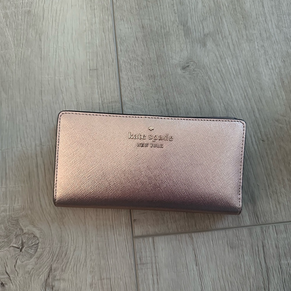 Gold Kate Spade Wallet